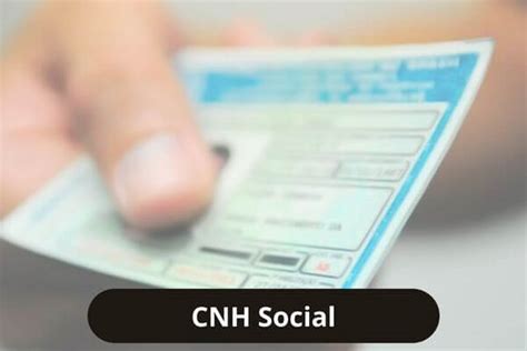 cnh social inscrição sp
